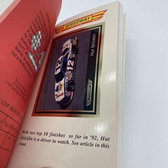 1992 Speedway Auto Racing Pocket Price Guide-Vol 2-Num. 3-limited edition - Picture 6 of 14